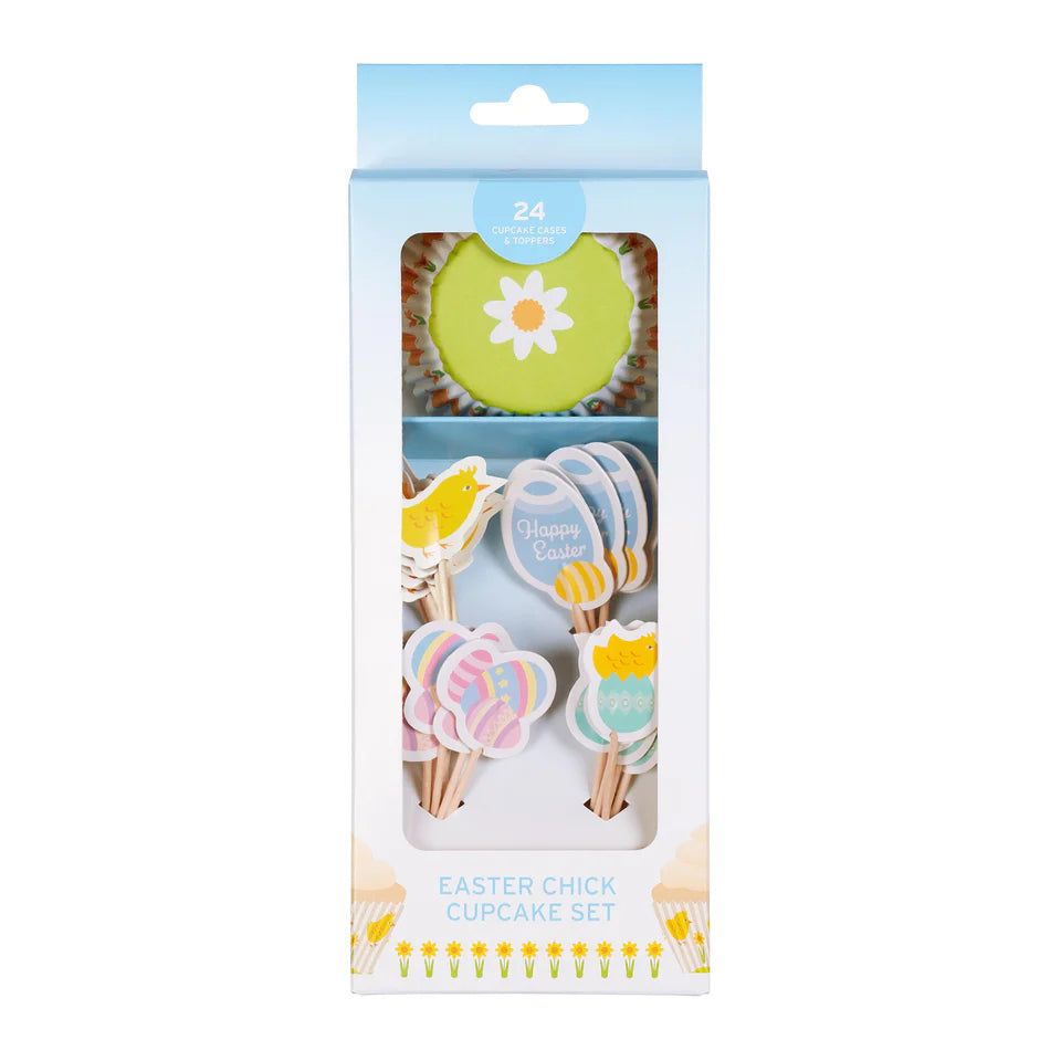 Tala Easter Chicken Cupcake Cases and Toppers 24pk