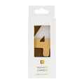 Talking Tables Birthday Candle White & Gold  4
