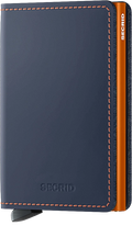 Secrid Mini Wallet Night Blue and Orange