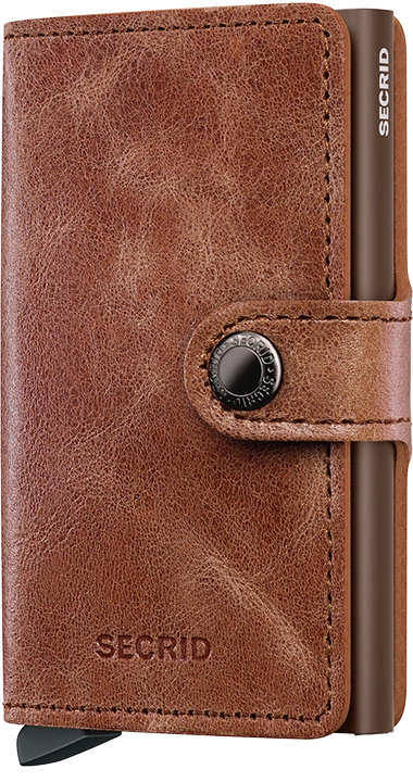 Secrid Miniwallet Vintage Cognac Brown