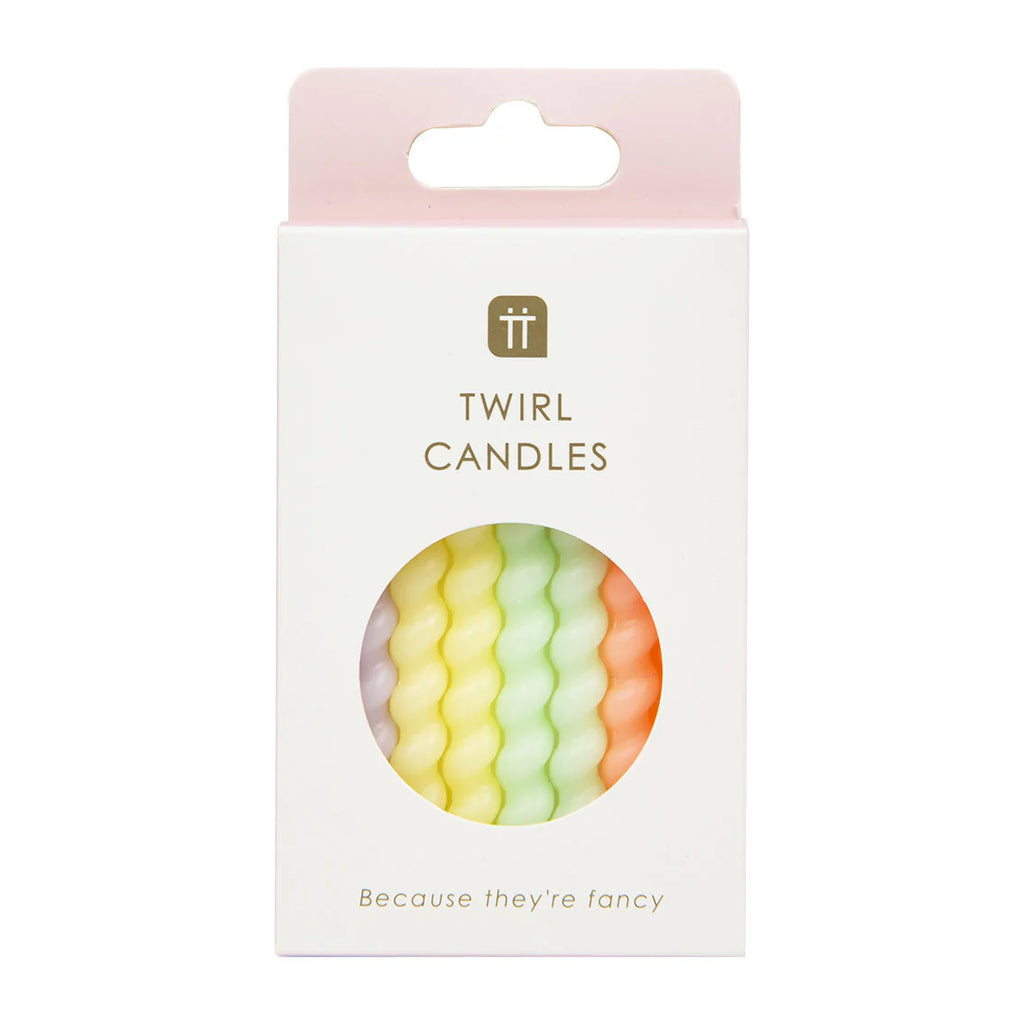 Talking Tables Twirl Candles 8 Pack