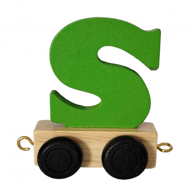 Ryan Town Alphabet Train Letter S Dark Green