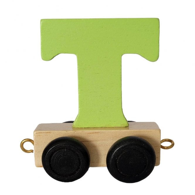 Ryan Town Alphabet Train Letter T Lime Green