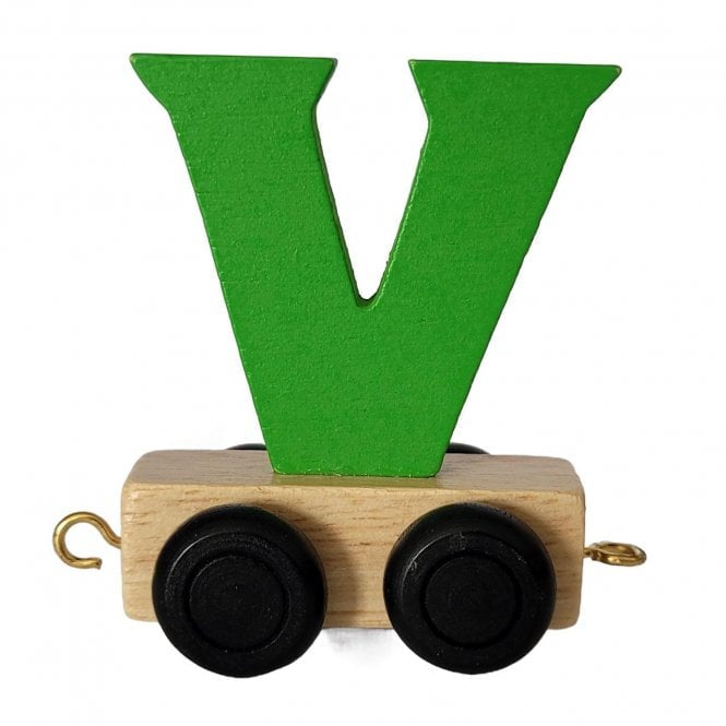 Ryan Town Alphabet Train Letter V Dark Green