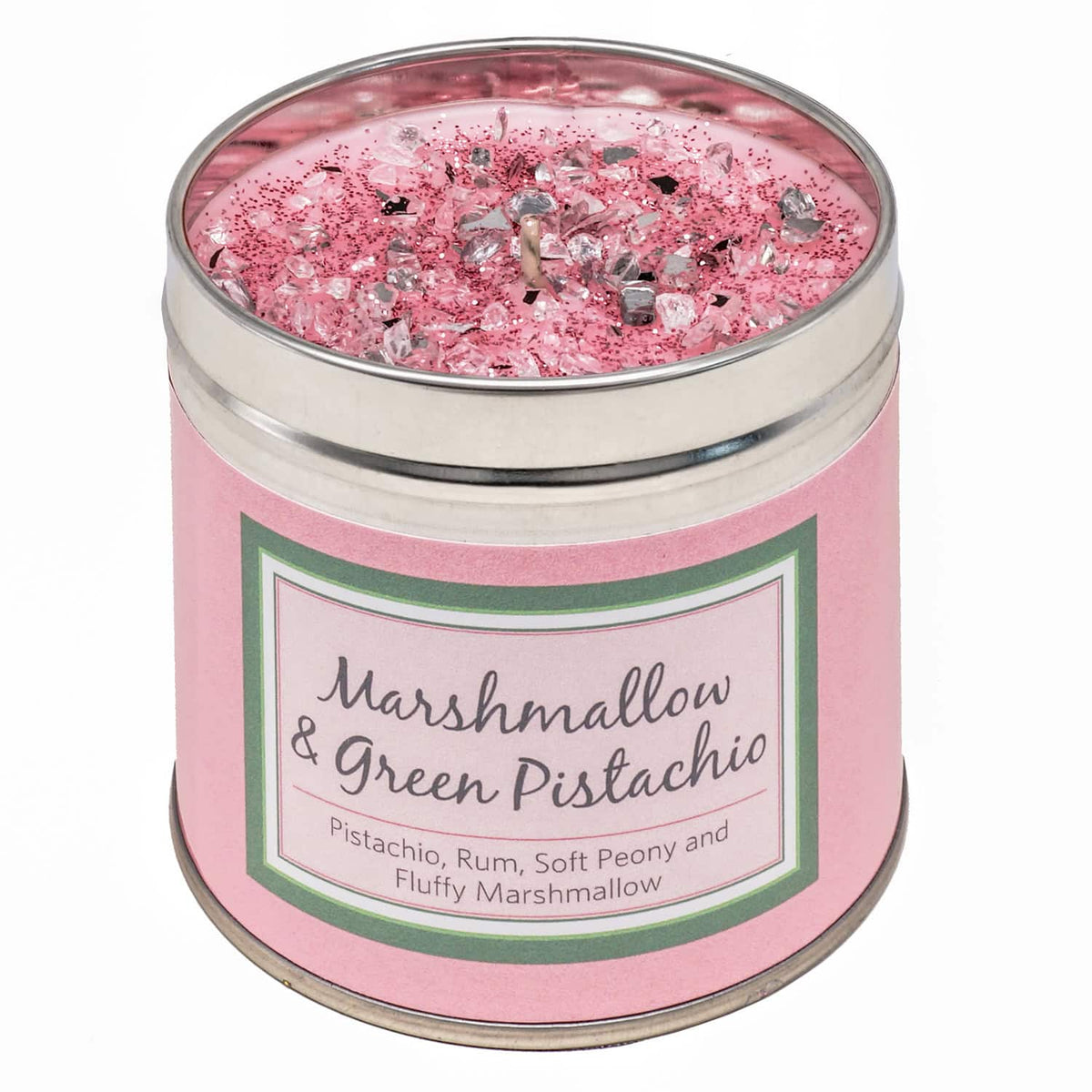 Best Kept Secrets Marshmellow And Green Pistachio Tin Candle 240g