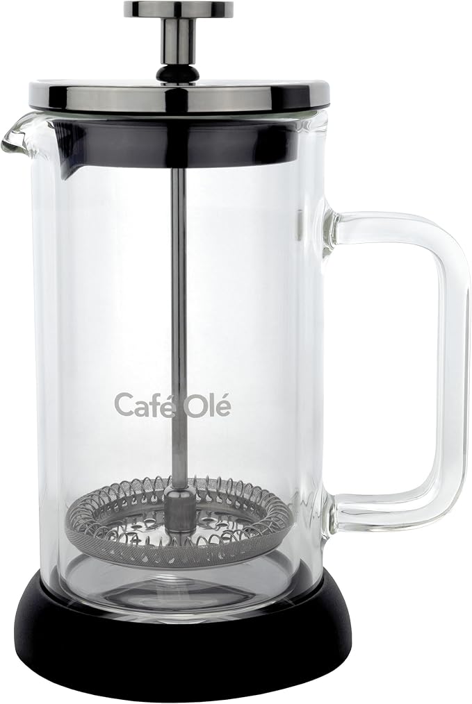 Cafe Ole Doppio Double Wall Glass Cafetière 3 Cup