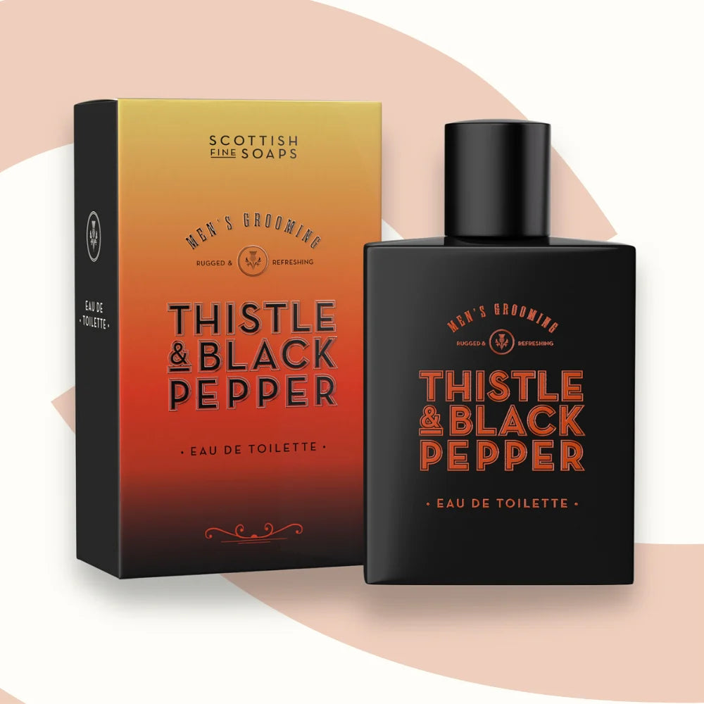Scottish Fine Soaps Male Grooming Thistle And Black Pepper Eau De Toilette 50ml