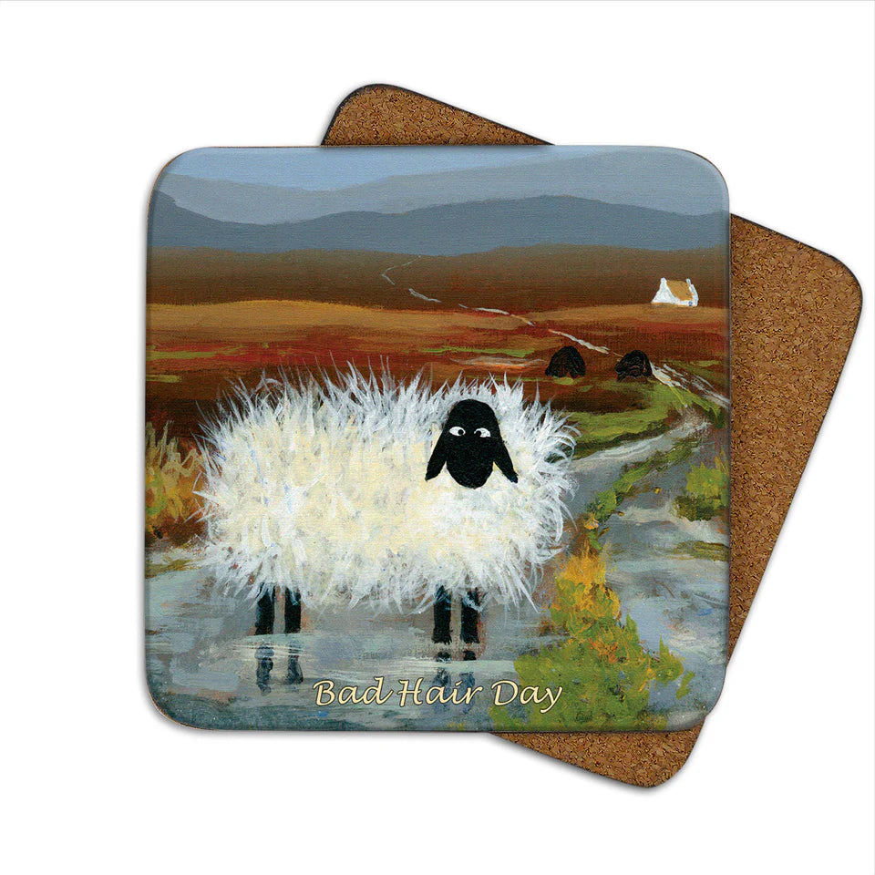 Thomas Joseph Baaad Hair Day Coaster