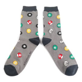 Mr Sparrow Pool Balls Grey Socks