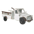 Heaven Sends Vintage Style White Metal Pick Up Truck