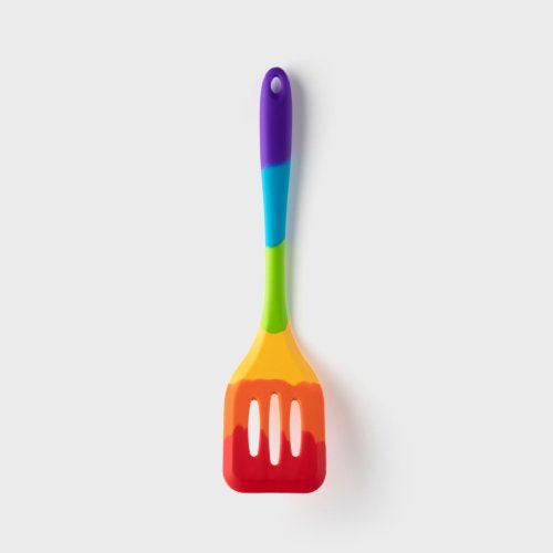 Taylors Eye Witness Rainbow Silicone Slotted Turner 28cm