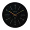 Interval Metal Wall Clock Black 32cm