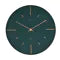 Interval Resin Wall Clock Emerald And Hold 30cm