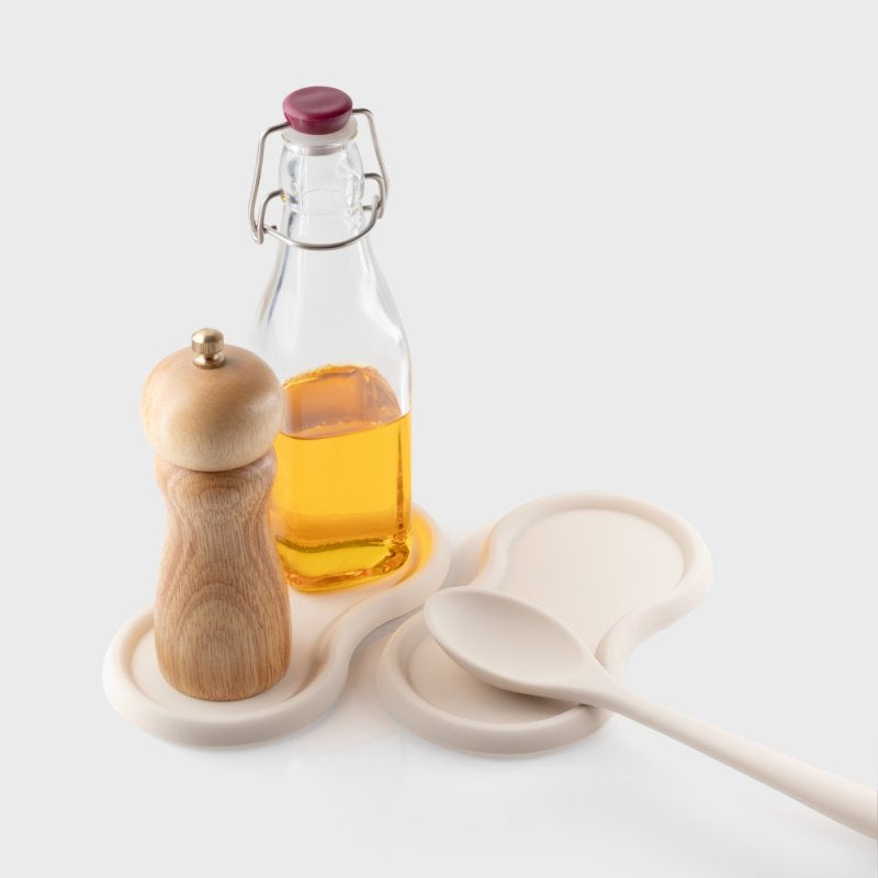 Taylors Eye Witness Mill Bottle & Spoon Rest Non Slip Silicone Oyster