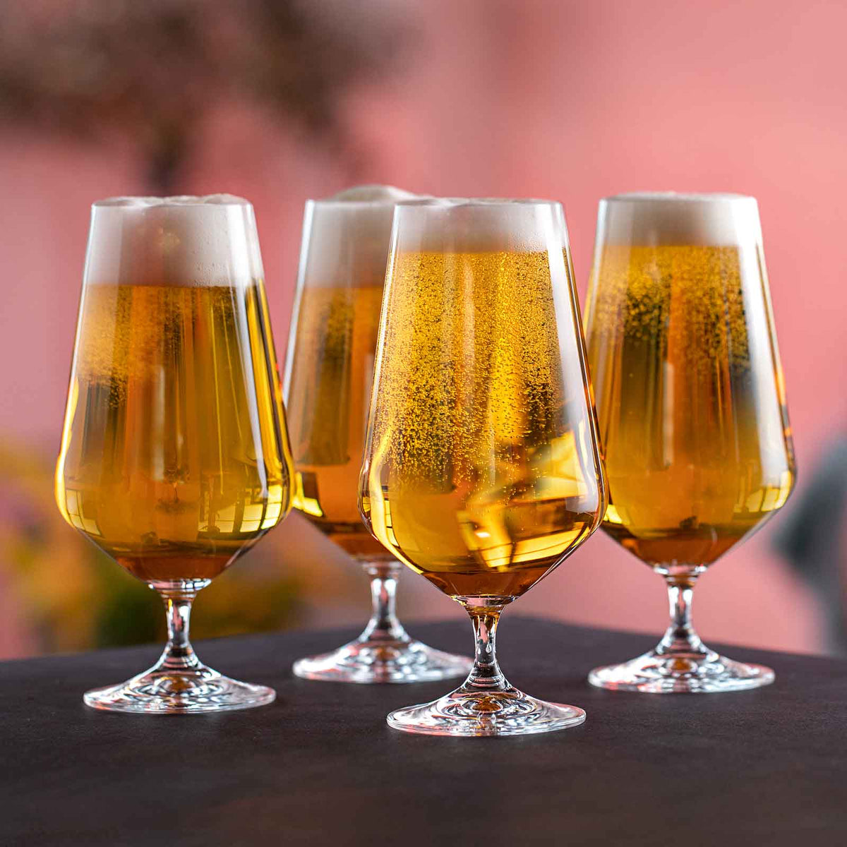 Dartington Crystal  Cheers Beer Glasses Set of 4
