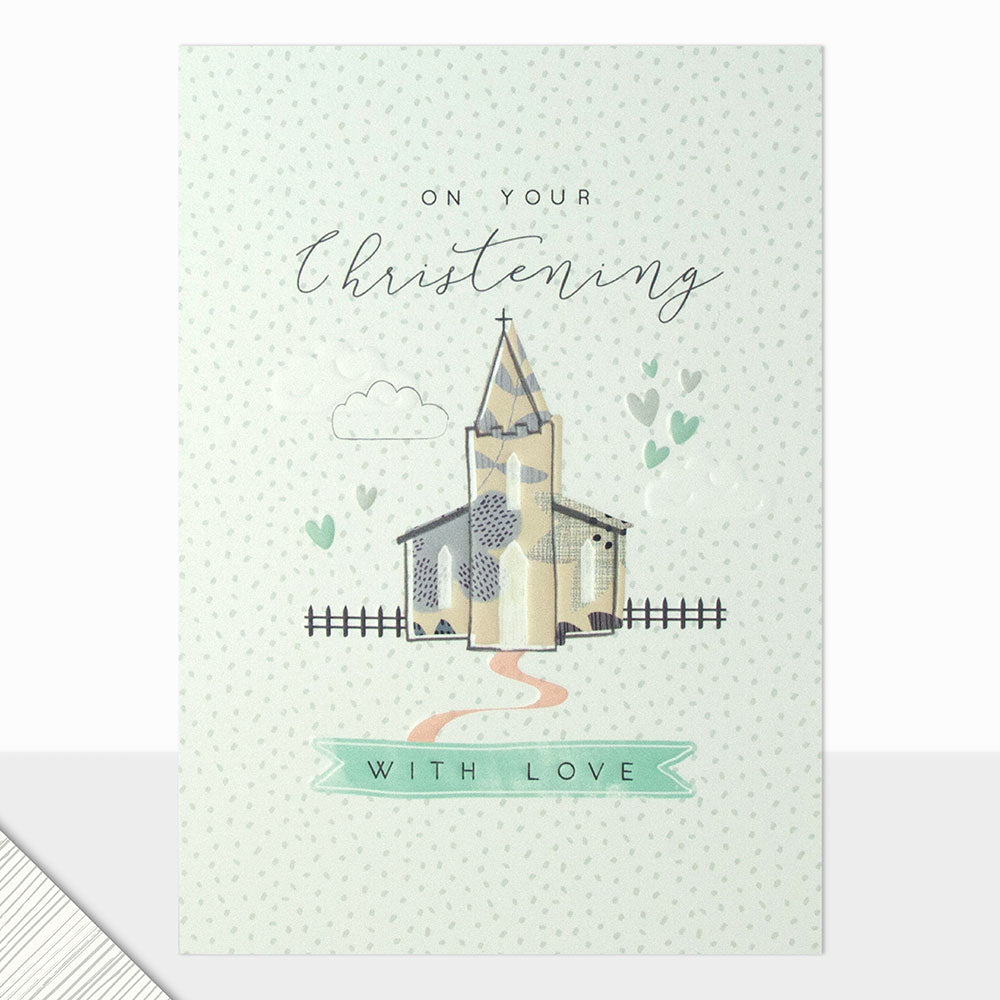 Laura Darrington Design Halcyon Greeting Card On Your Christening