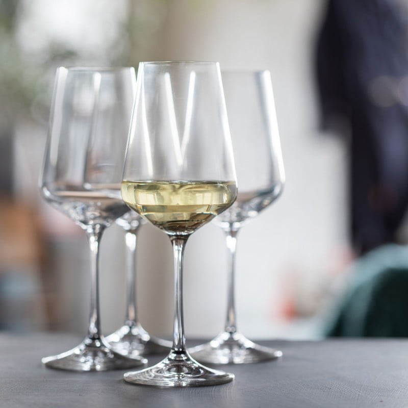 Dartington Crystal Cheers White Wine Glass Set of 4