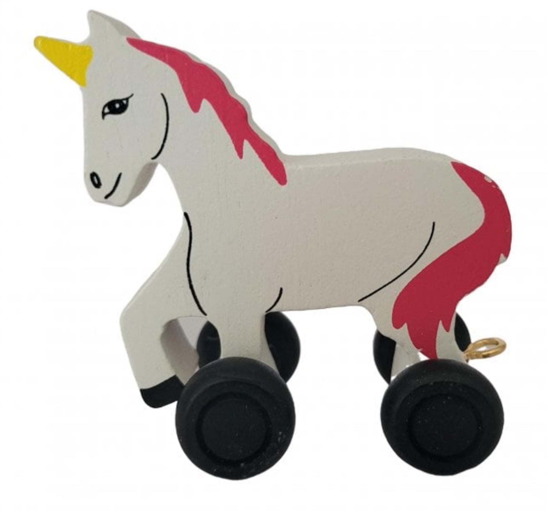 Ryan Town Alphabet Train Front Unicorn White