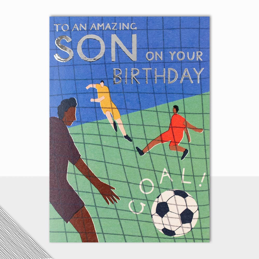 Laura Darrington Design Honcho Greeting Card Amazing Son Football