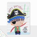 Laura Darrington Design Goodies Greeting Card 4th Birthday Pirate