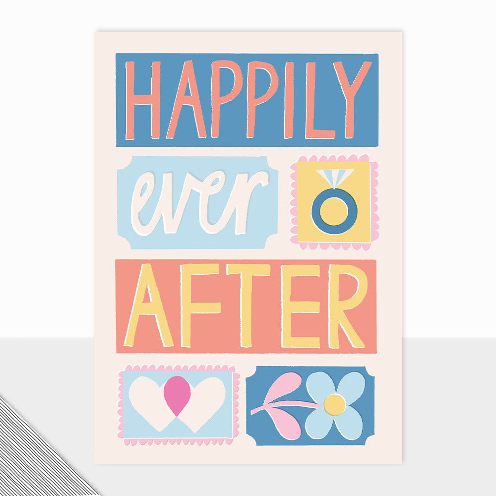 Laura Darrington Design Fonfetti Greeting Card Happily Ever After