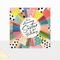 Laura Darrington Design Aurora Greeting Card Amazing Sister Rosette