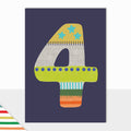 Laura Darrington Design Greeting Card Allsorts 4th Birthday Boys