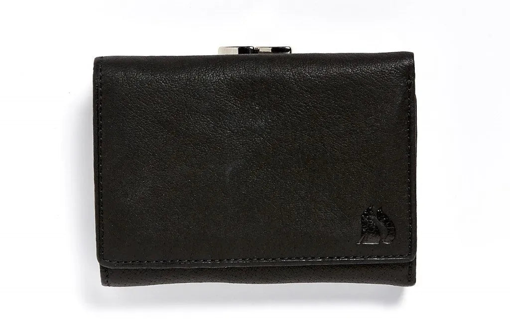 Foxfield Grasmere Clasp Purse Black