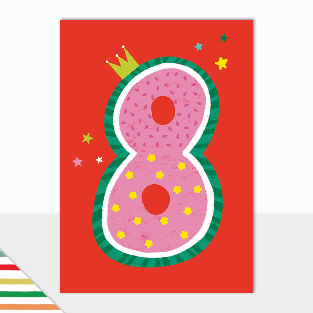 Laura Darrington Design Greeting Card Allsorts 8th Birthday Girls