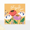 Laura Darrington Design Aurora Greeting Card Get Well Soon