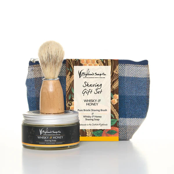 Highland Soap Company Whisky & Honey Shaving Soap 175g