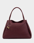 Nova Hand Woven Large Shoulder Bag Cherry