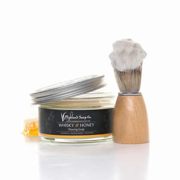 Highland Soap Company Whisky & Honey Shaving Soap 175g