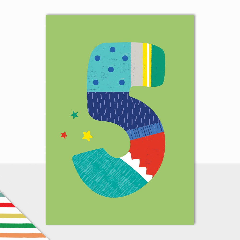 Laura Darrington Design Greeting Card Allsorts 5th Birthday Boys