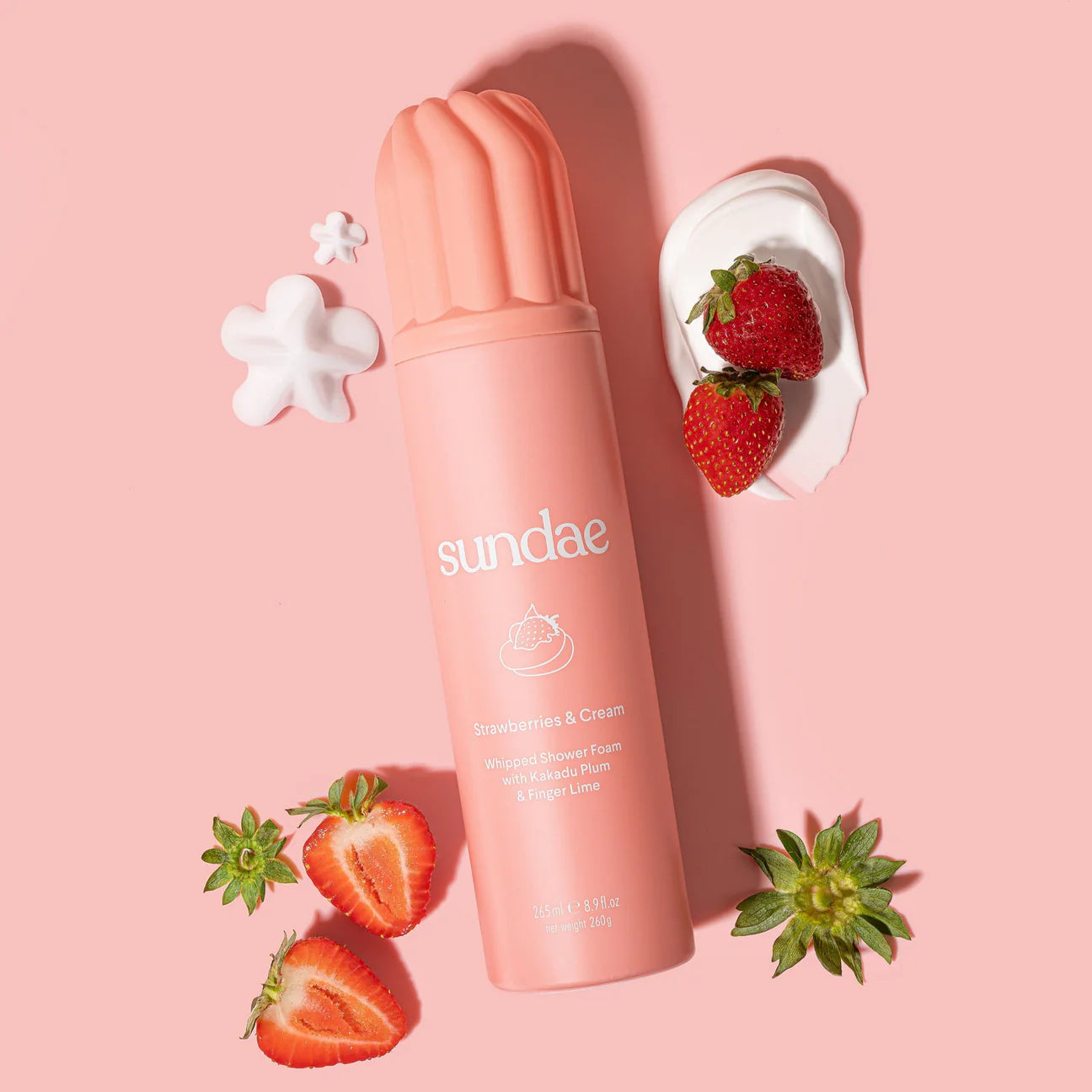 Sundae Whipped Shower Foam Strawberries & Cream