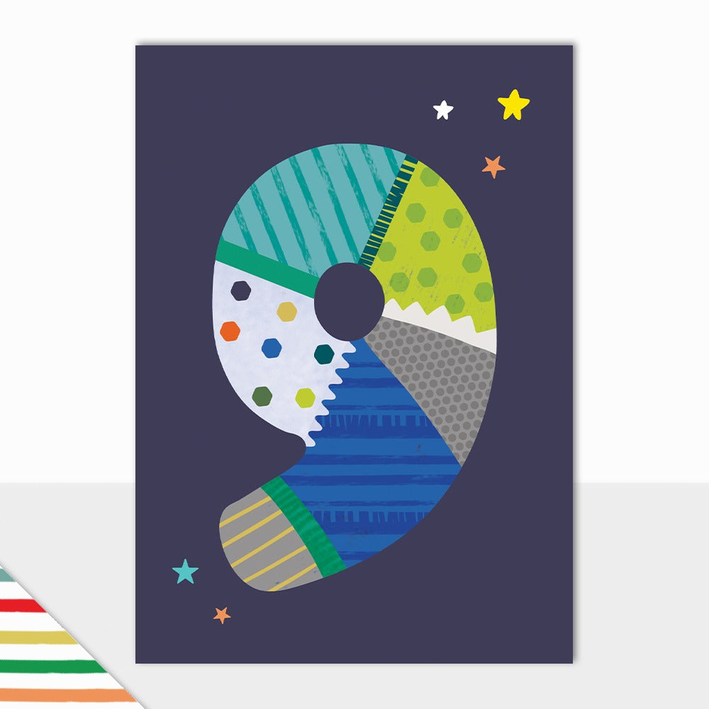 Laura Darrington Design Greeting Card Allsorts 9th Birthday Boys