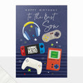 Laura Darrington Design Halcyon Greeting Card To The Best Son Gaming