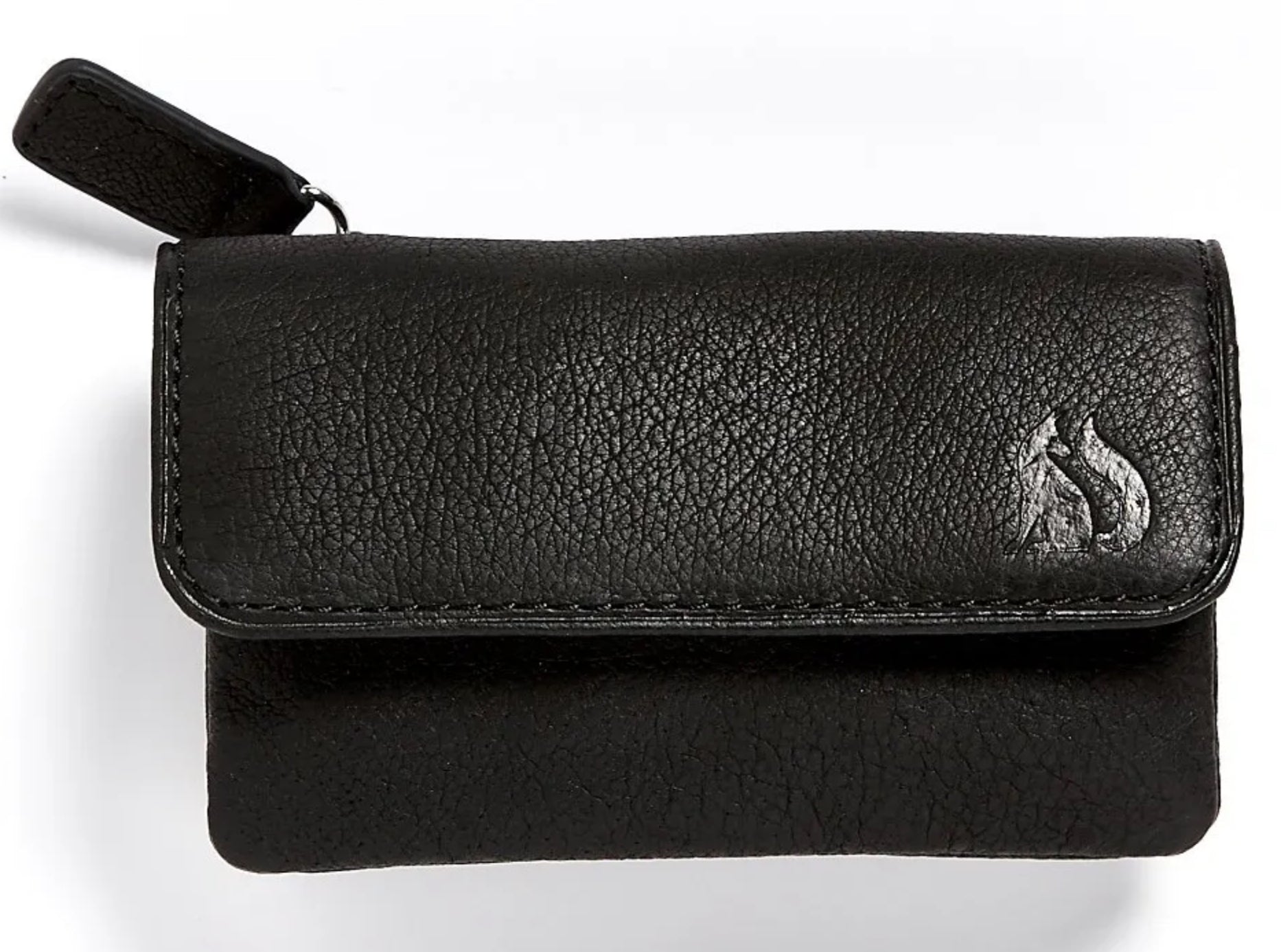 Foxfield Eskdale Leather Coin Purse Black