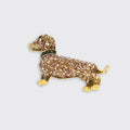 Natural Dachshund Brooch