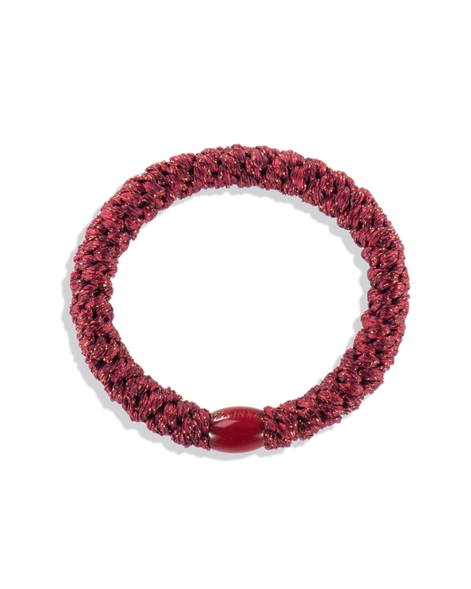 Kknekki Light Bordeaux Glitter Hair Tie