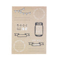 Kitchen Pantry Kraft Paper Label Set 28 Piece