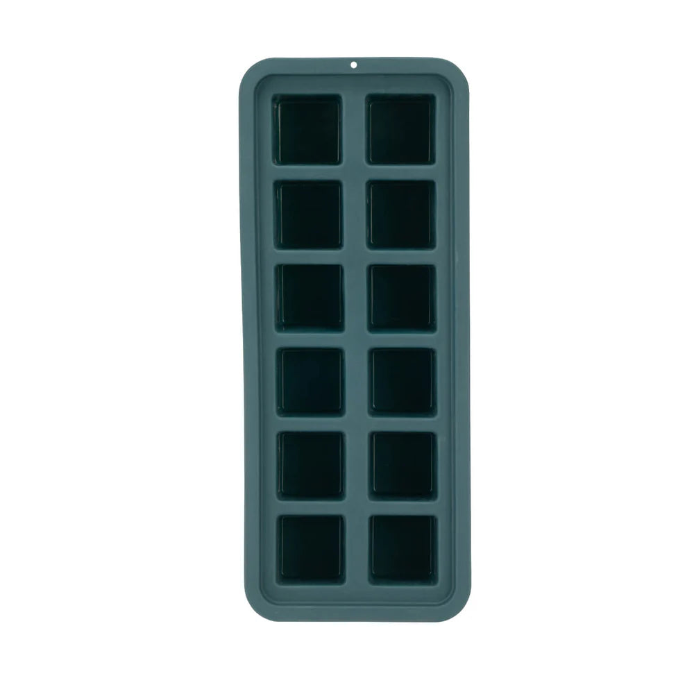 Fusion Twist Silicone Ice Cube Tray Square Blue
