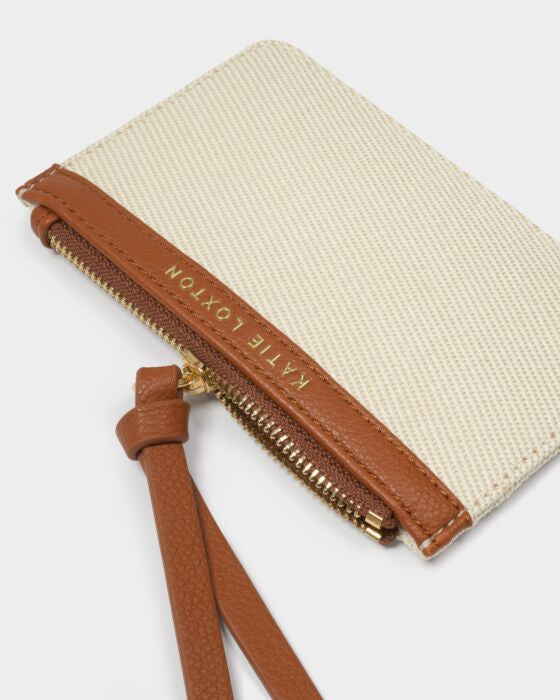 Katie Loxton Hallie Coin And Cardholder Canvas/Cognac