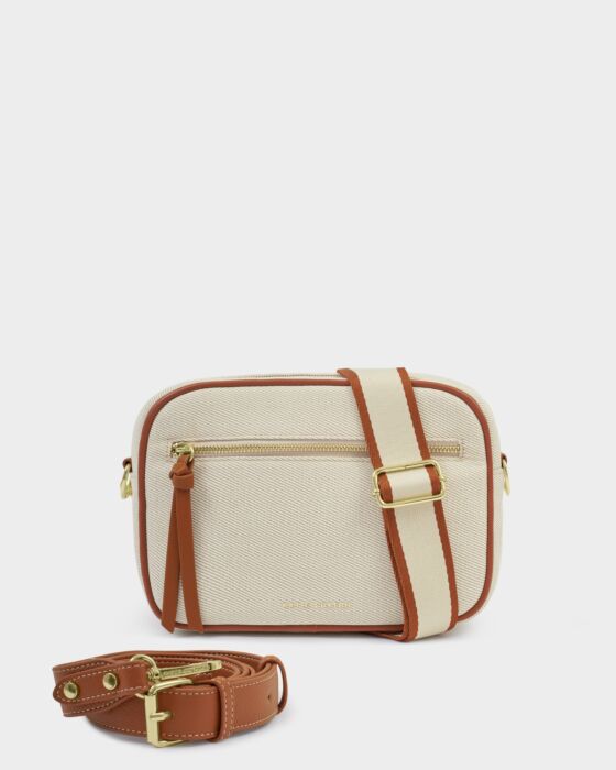 Katie Loxton Hallie Crossbody Bag Canvas/Cognac