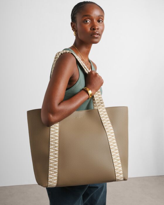 Katie Loxton Hallie Tote Bag Taupe