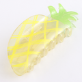 Red Cuckoo Pineapple Hair Claw Clip