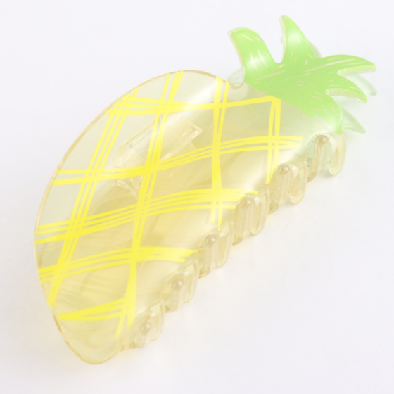 Red Cuckoo Pineapple Hair Claw Clip