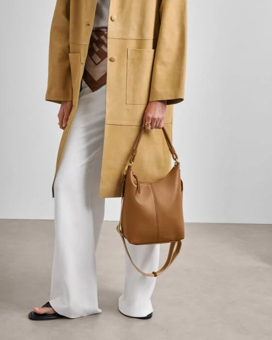 Katie Loxton Hallie Satchel Bag Caramel