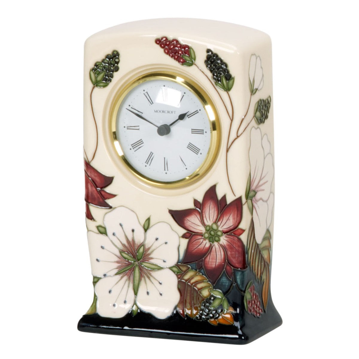Moorcroft Bramble Revisited Clock