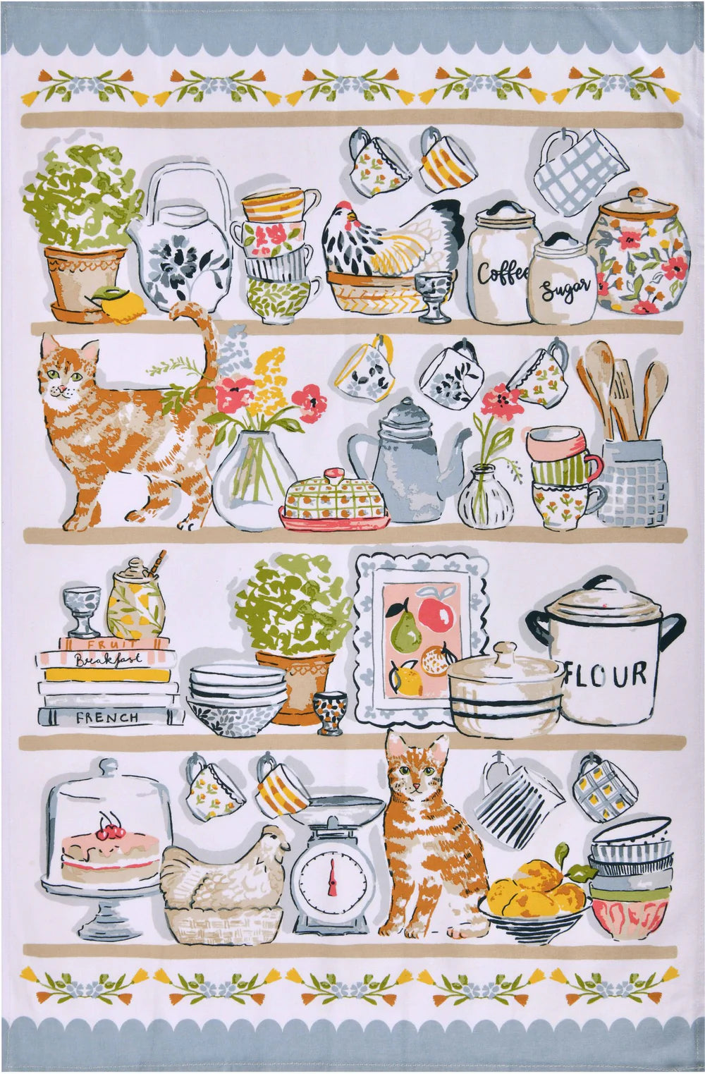 Ulster weavers Pantry Cats cotton Tea Towel